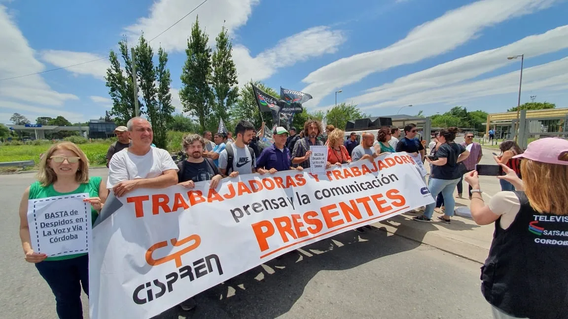 Paro y movilización: el día que "La Voz del Interior" se calló a los gritos