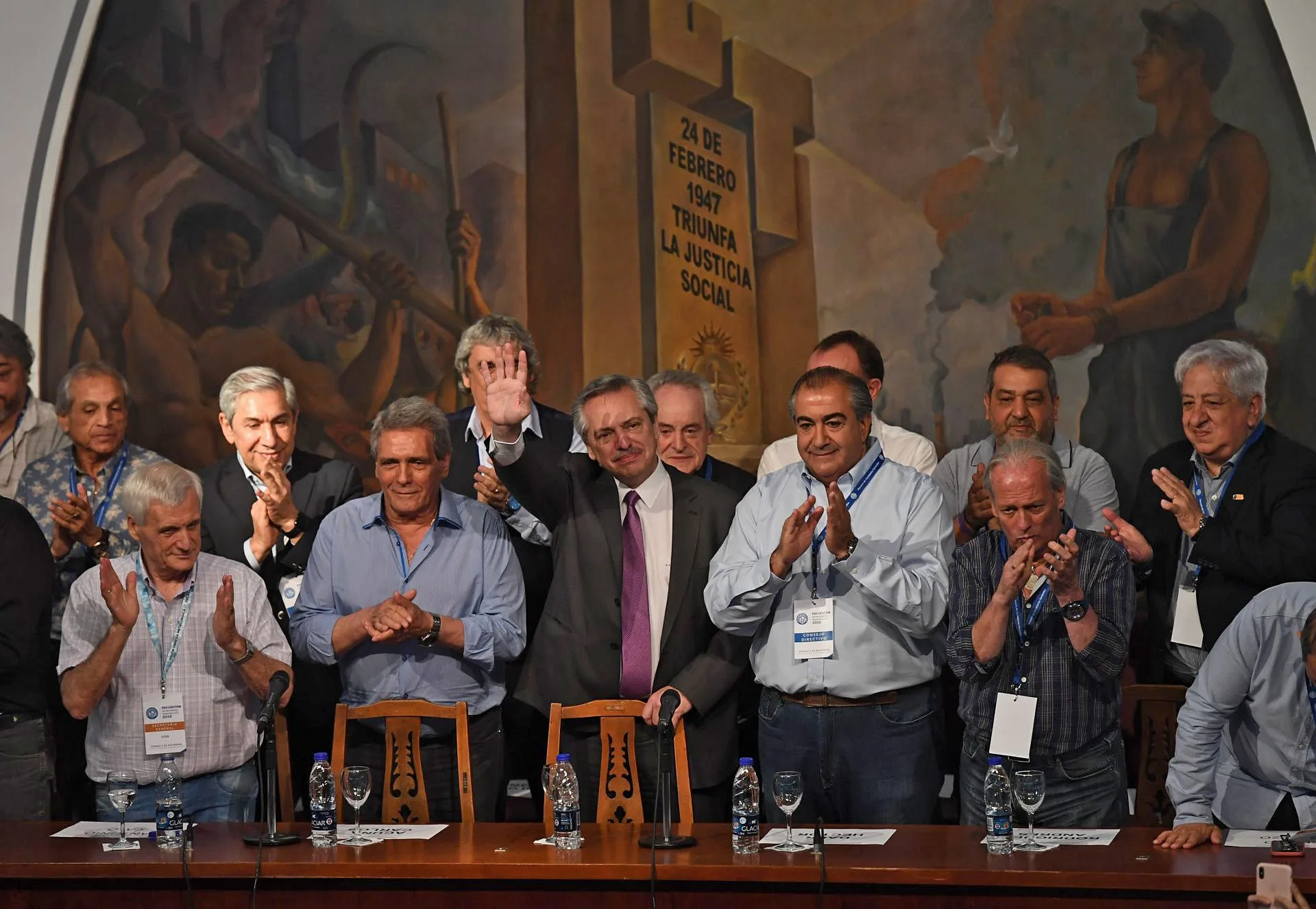 Alberto Fernández en la CGT: unidad doble de la política y el movimiento obrero