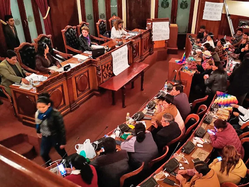 La Asamblea Legislativa es el último bastión de resistencia del MAS en Bolivia