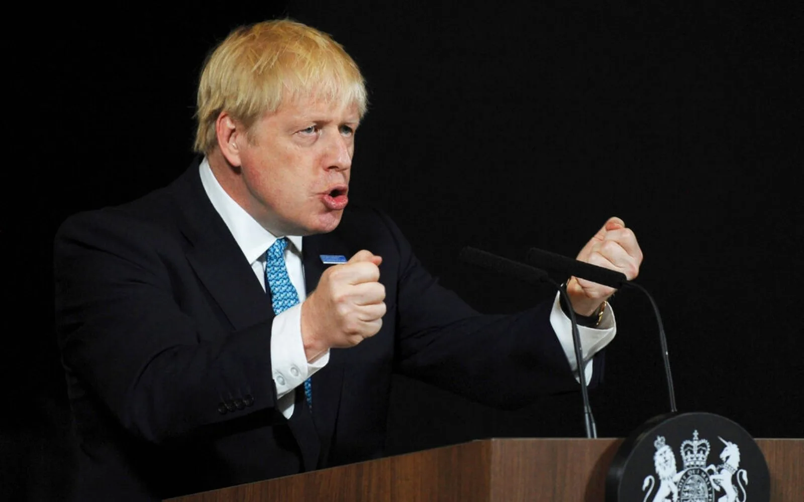 Boris Johnson arrancó la campaña culpando al Parlamento por situación del Brexit