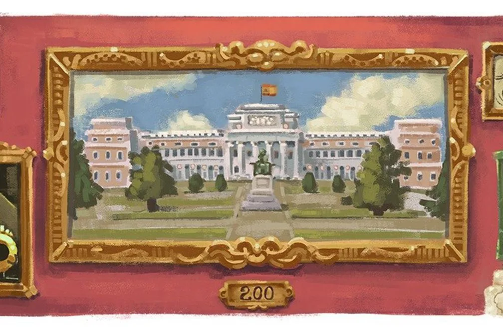 El español Museo del Prado cumple 200 años y Google le dedica un doodle