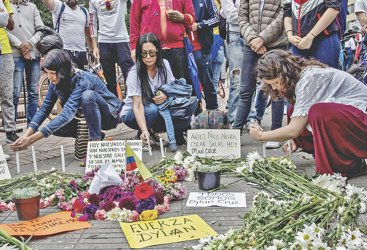 Dilan Cruz, asesinado por la policía de Colombia, ya es un símbolo de rebeldía