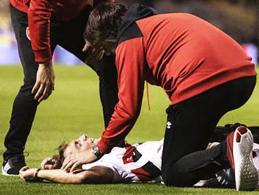 Cacciabue otra vez lesionado y con riesgo de no jugar los partidos que restan