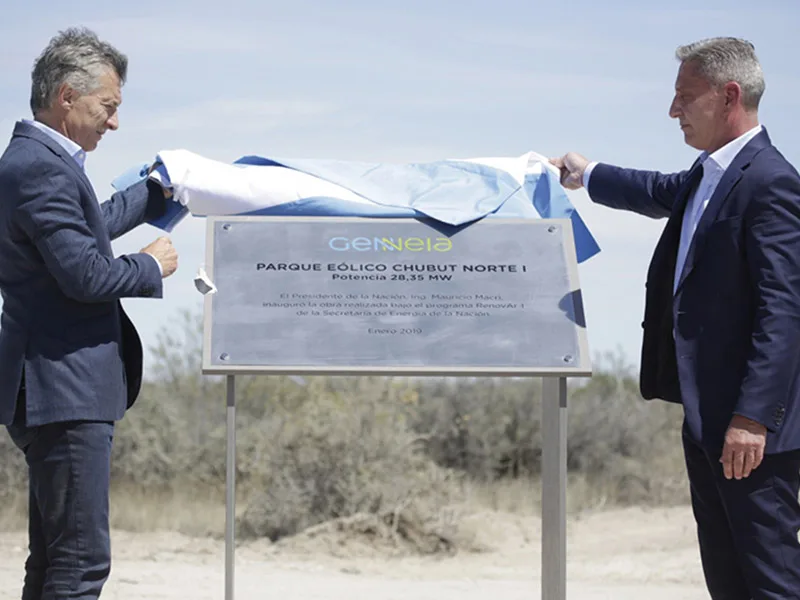 Suspenden obras de parque eólico inaugurado por Macri y se pierden 900 empleos