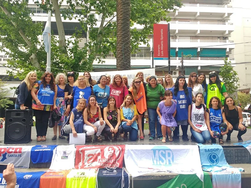 Sindicalistas santafesinas pedirán este jueves ser parte de la Ley Micaela
