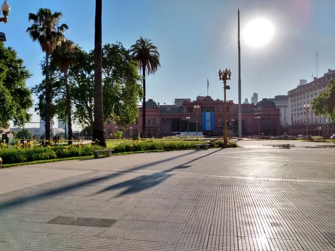Plaza de Mayo sin rejas, como quería Alberto Fernández para su asunción