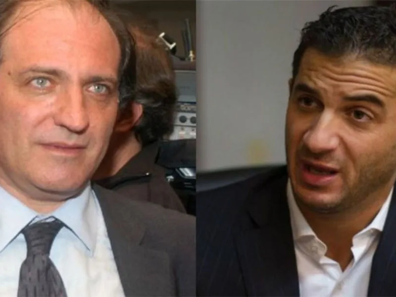 Hecker y Tombolini, presidente y vice del Banco Nación