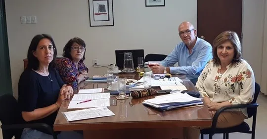 Las máximas representantes de Amsafé se reunieron la ministra de Educación