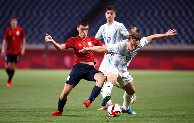 Argentina empató con España y quedó eliminada en el fútbol ...