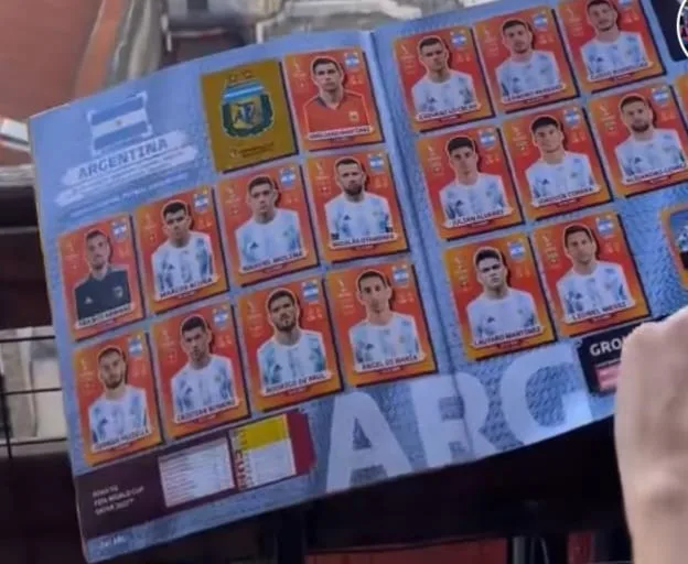 Golazo: un argentino ya completó el álbum del Mundial de Qatar 2022