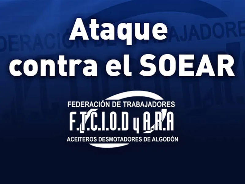 Gremios repudian el ataque a tiros a la sede del Sindicato de Aceiteros de Rosario