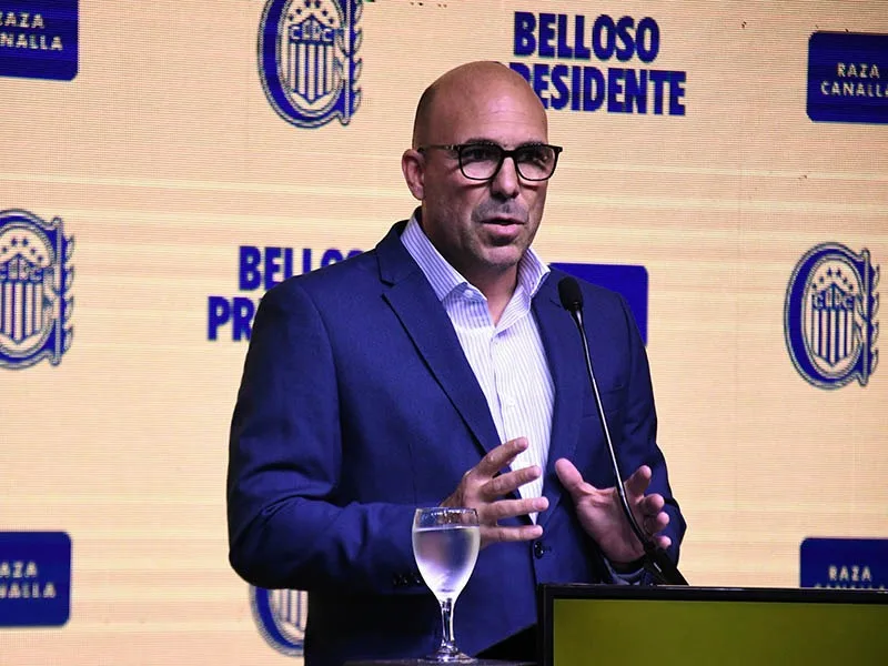 Gonzalo Belloso lanzó de manera oficial su candidatura a presidente de Rosario Central