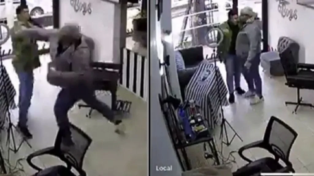 Entró a robar a una barbería, le dieron dos trompadas y terminó diciendo que "era una joda"