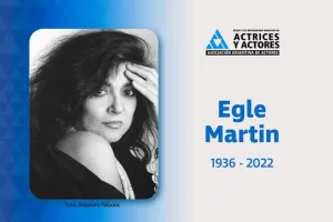 A los 86 años murió la artista Egle Martin y su hija, Barbarita Palacios, la despidió en redes