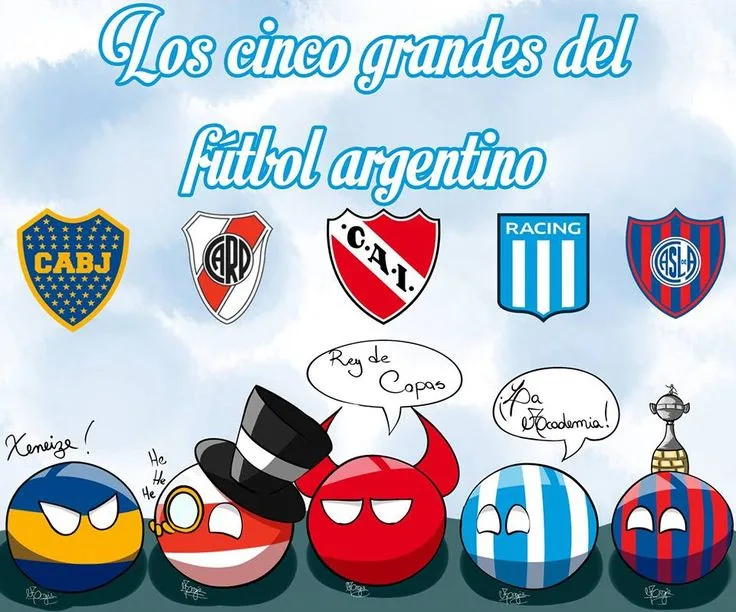 Hace 85 años nacía el mote de los cinco grandes del fútbol argentino