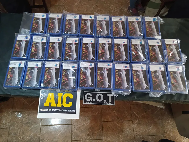 Fueron por una denuncia de amenazas y encontraron 30 kilos de cocaína para "viajar" al Mundial