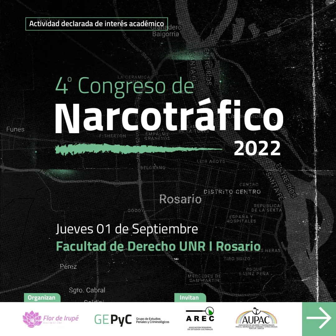 Invitan a debatir sobre drogas y violencia en el 4° Congreso de Narcotráfico