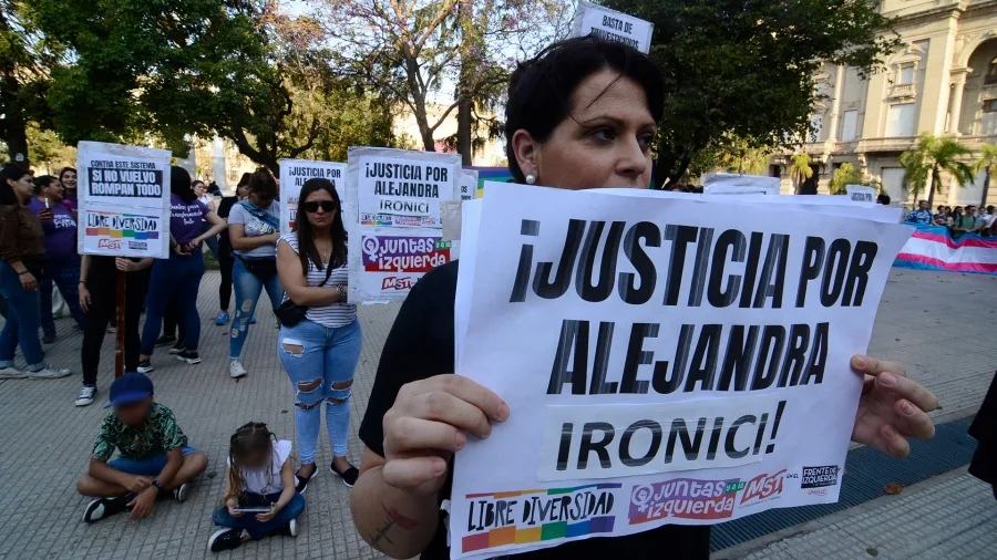 Dictaron prisión preventiva para el acusado del transfemicidio de Alejandra Ironici
