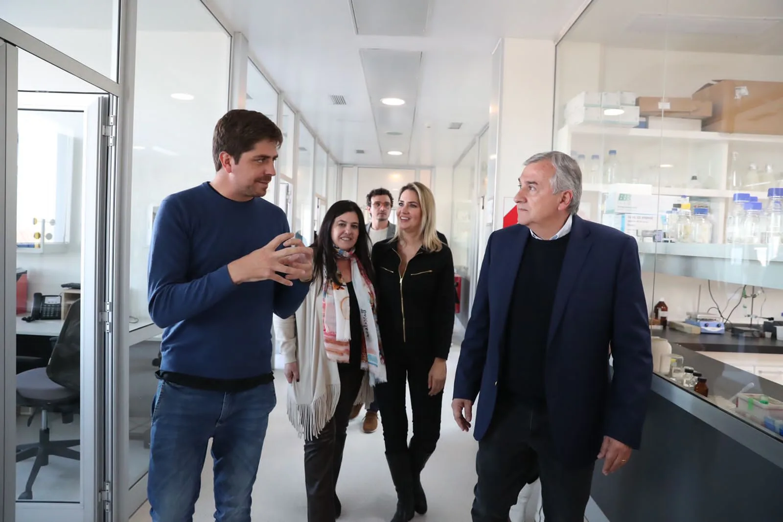 Carolina Losada y Gerardo Morales se mostraron juntos en una recorrida por la provincia