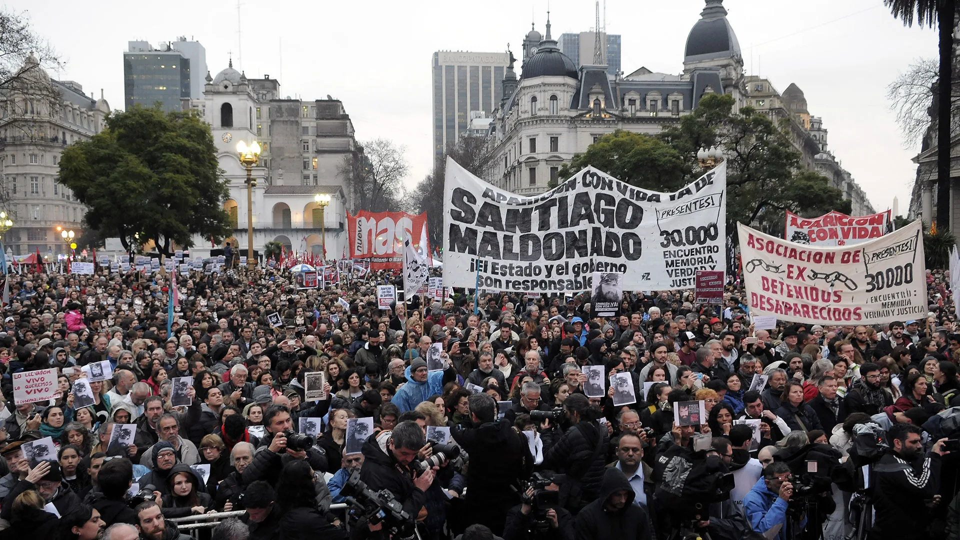Una multitud pidió justicia y verdad por Santiago Maldonado a cinco años de su desaparición y muerte