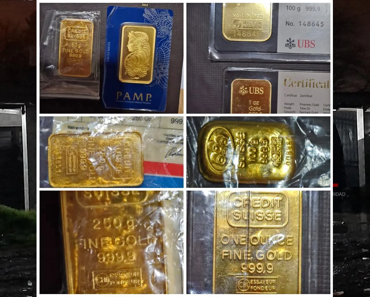 En qué invertir: allanamientos por drogas terminaron con secuestro de lingotes de oro y dólares