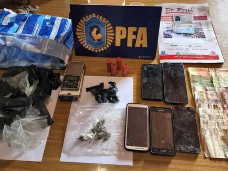 Desarticulan narcobanda que se dedicaba a la venta de cocaína y marihuana en Santa Fe