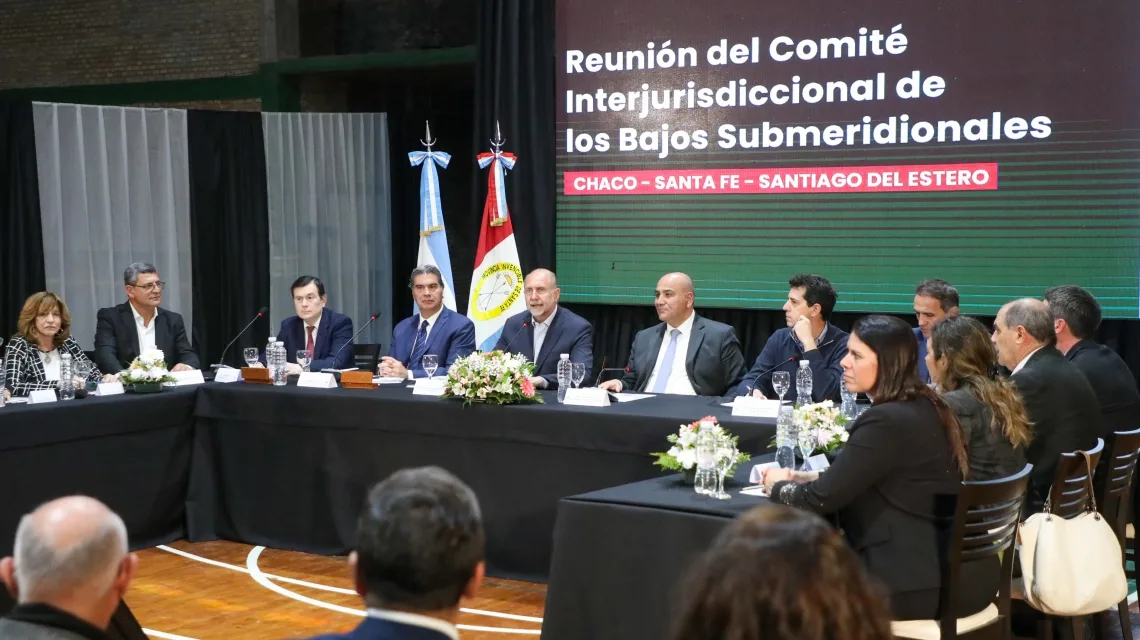 Perotti encabezó una nueva reunión del Comité Interjurisdiccional de los Bajos Submeridionales