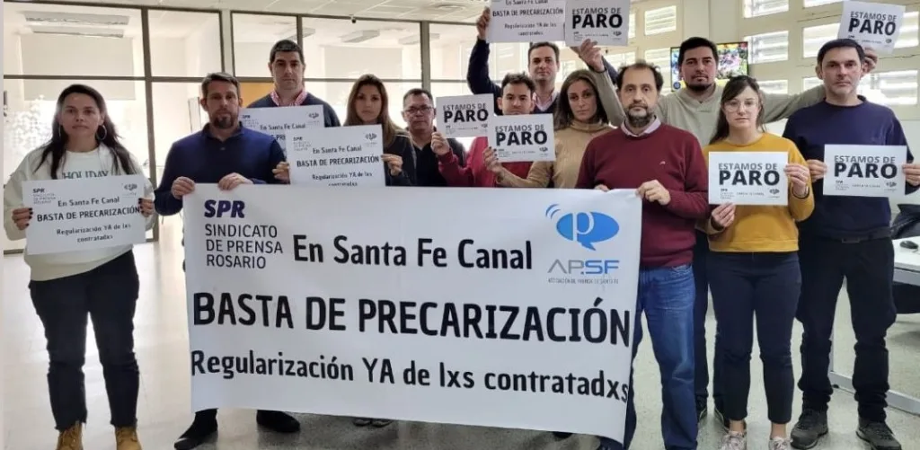 Trabajadores y trabajadoras de Santa Fe Canal paran por 24 horas