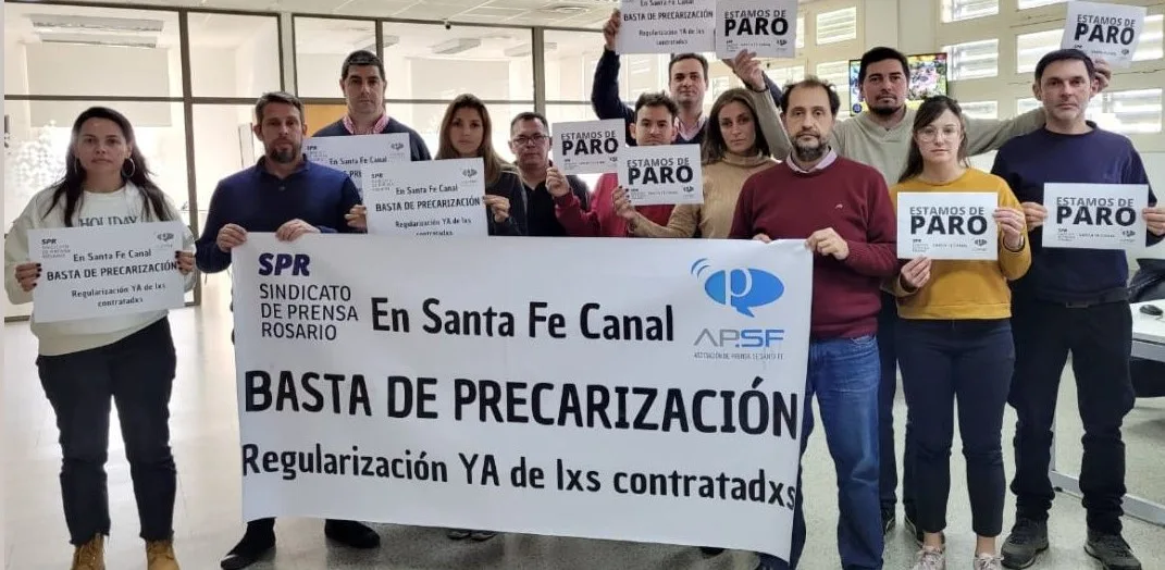 Trabajadores y trabajadoras de Santa Fe Canal paran por 24 horas
