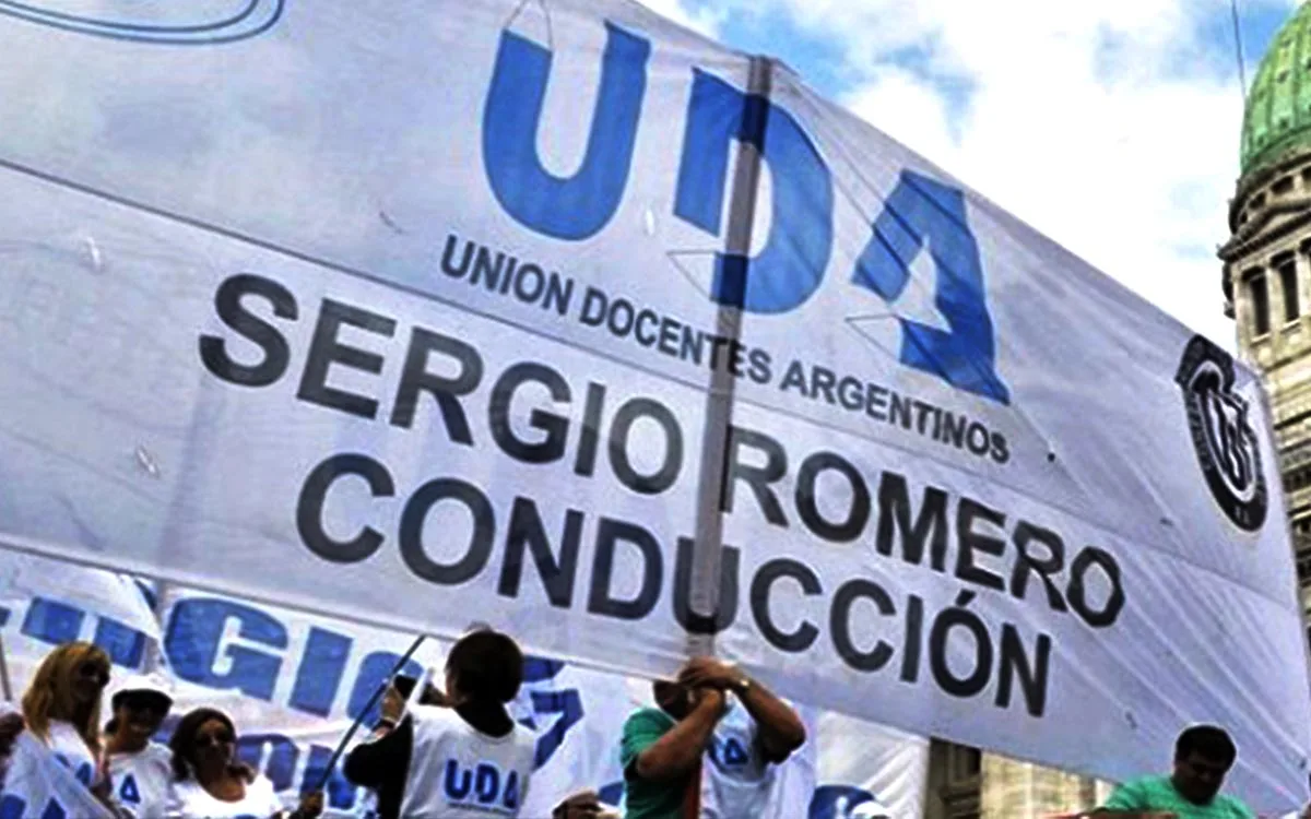 Paro de la Unión de Docentes Argentinos el miércoles, jueves y viernes
