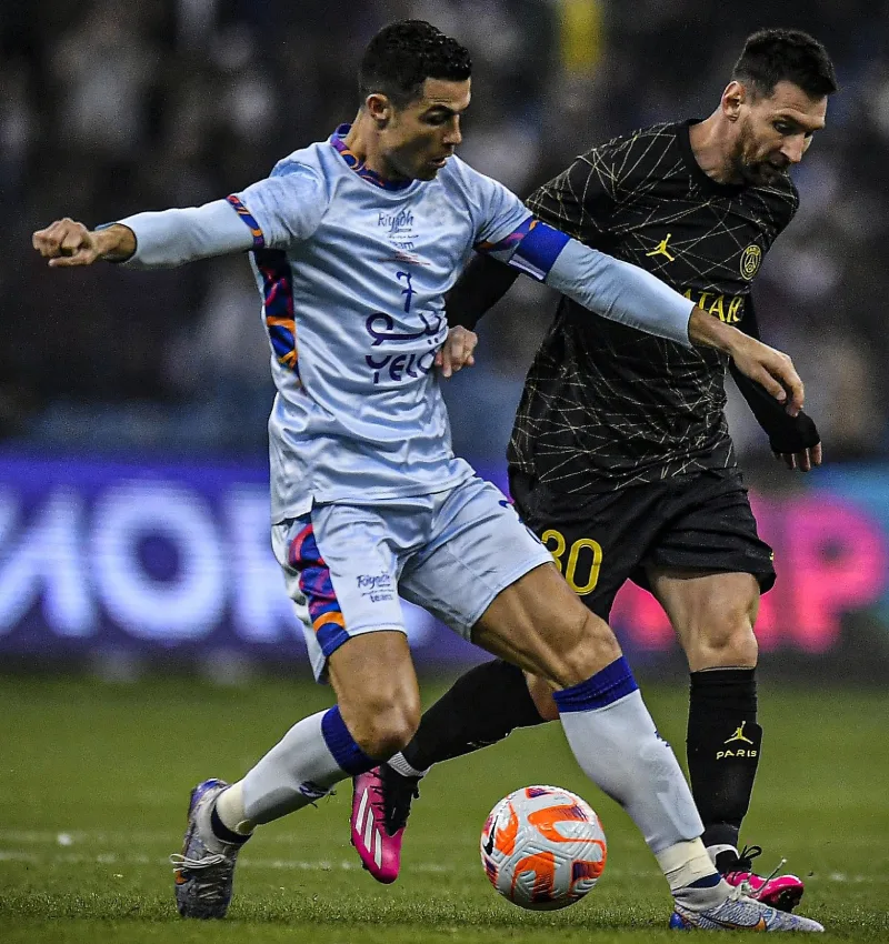 Fue para la Pulga: el PSG de Lio Messi venció a las estrellas de la Liga Árabe de Cristiano Ronaldo