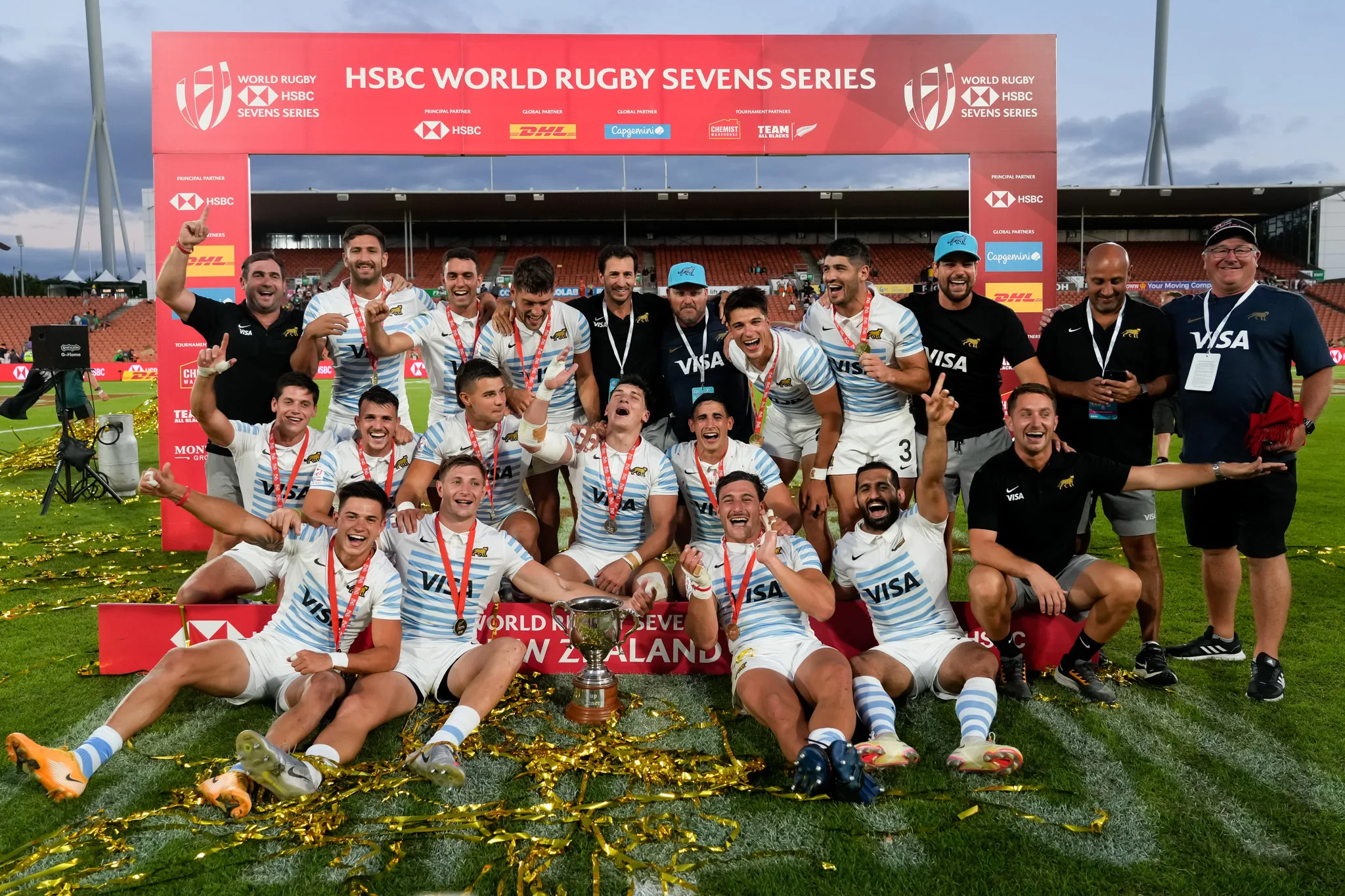 ¡Los Pumas Seven encontraron Oro en Hamilton! El seleccionado conquistó la cuarta etapa del Circuito