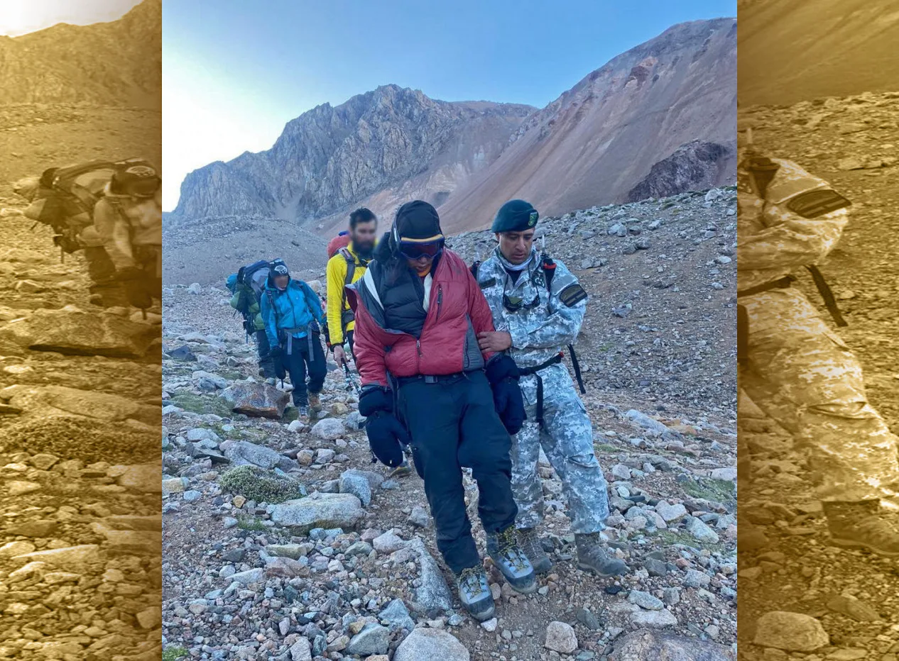 Equipo especial de Gendarmería rescató a cuatro montañistas en San Juan tras un operativo de 26 horas