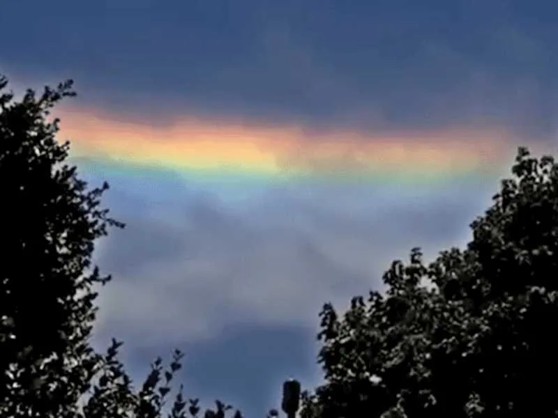 Qué son las "nubes iridiscentes", el fenómeno óptico que se vio en el cielo de Rosario