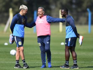 Central presentó a sus dos últimos refuerzos: Tobías Cervera y el colombiano Dannovi Quiñones