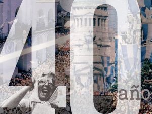 Memoria en la calle para no poner en riesgo la democracia