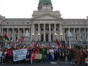 Mujeres indígenas denuncian la extranjerización de la tierra a través del DNU de Milei