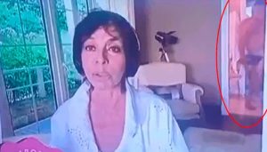 Un hombre desnudo, en pleno vivo de Mónica Gutiérrez, en la mañana de Telefé