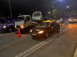 Controles del primer día: 11 alcoholemias positivas, 17 accidentes y dos fiestas disuadidas