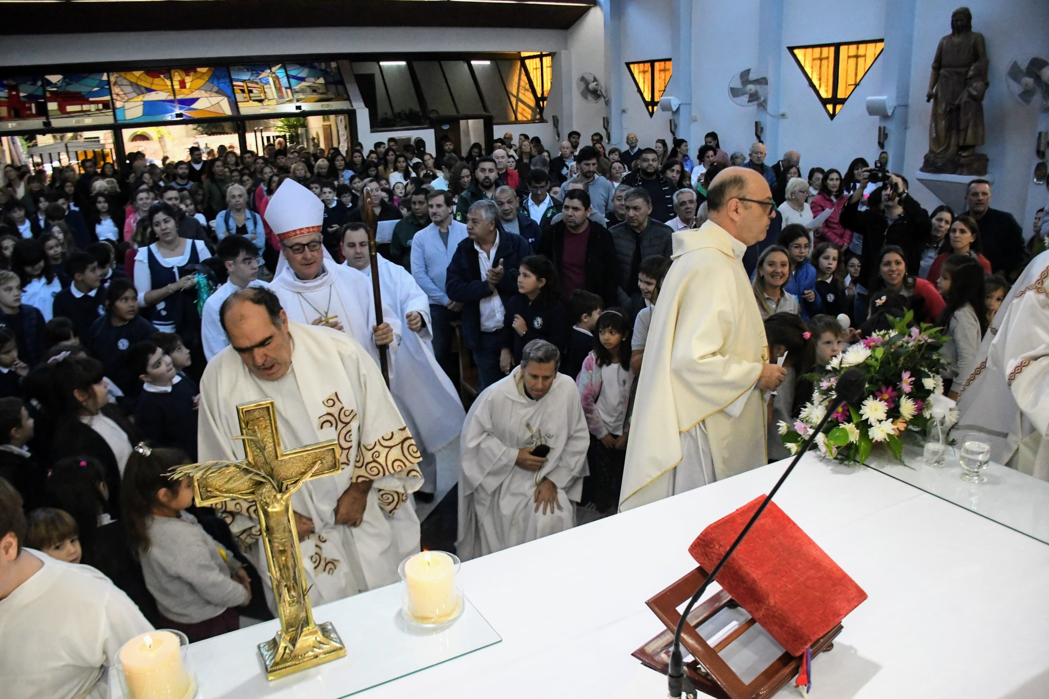 La Intersindical Rosario celebró una misa en la parroquia San José Obrero por el Día del Trabajador