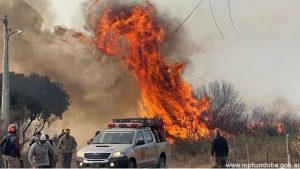 Incendios en Córdoba: hay un detenido