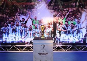 "Eternos Laureles" llega a Rosario: se exhiben la Copa del Mundo, la de la Finalissima y la Copa América