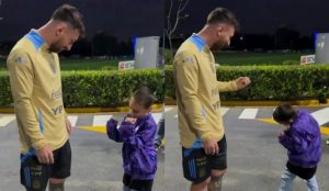 “Estás loco, ¿cómo voy a hacer eso?”: el divertido cruce de Lionel Messi con un niño