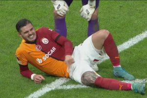 ¡Alarma en Turquía! Se confirmó la lesión de Mauro Icardi tras el partido por la Europa League