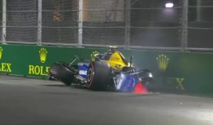 Fórmula 1: Franco Colapinto sufrió un accidente en el circuito de Las Vegas