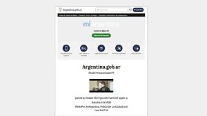 Denuncian que hackearon Mi Argentina, la página del gobierno de Javier Milei