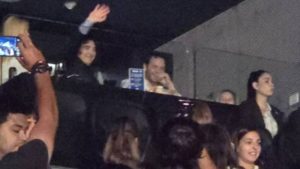 Javier Milei se hizo presente junto a Yuyito González y su hermana Karina en el recital de Calamaro