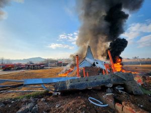 Video impactante: un avión de Jeju Air en Corea del Sur se despistó, se incendió y causó al menos 176 muertos