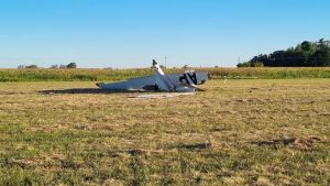 Se estrelló una avioneta en Pergamino y murió el piloto