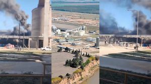 Incendio en la planta Renova de Timbúes se extendió velozmente y obligó a paralizar todas las operaciones